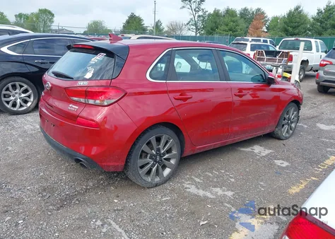 2018 Hyundai Elantra Gt Sport from USA, damaged, VIN KMHH55LC8JU073176